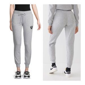 True Religion Women’s Cozy Grey Jogger Legging  Size Large NWT